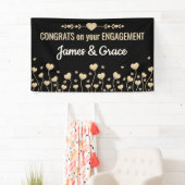 Hearts! Custom Engagement Congrats banner 横断幕 (インサイチュ)