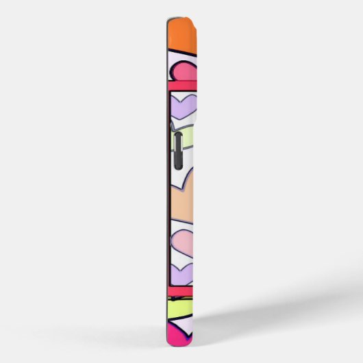 hearts cute Case-Mate iPhoneケース (裏面 / 右)