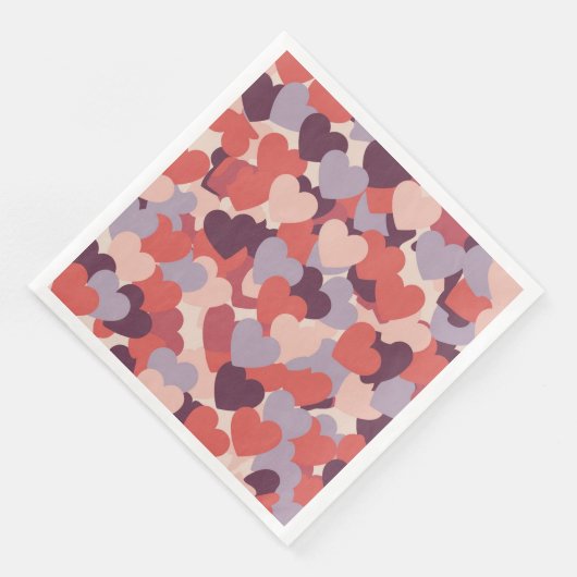 Hearts Dinner Napkins (コーナー)