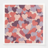 Hearts Dinner Napkins (正面)