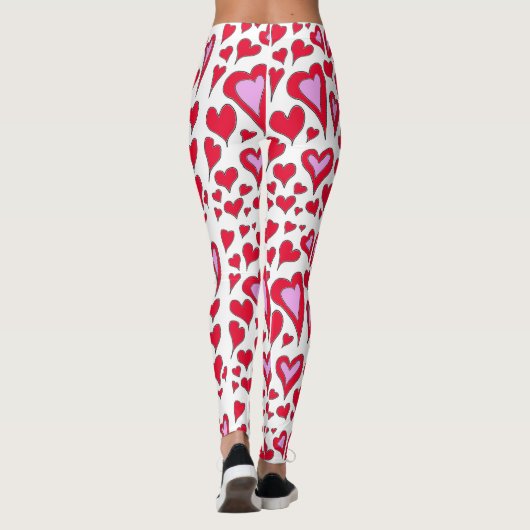 Hearts Drawing Leggings レギンス (裏面)