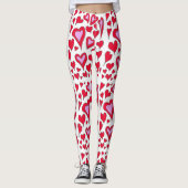 Hearts Drawing Leggings レギンス (正面)