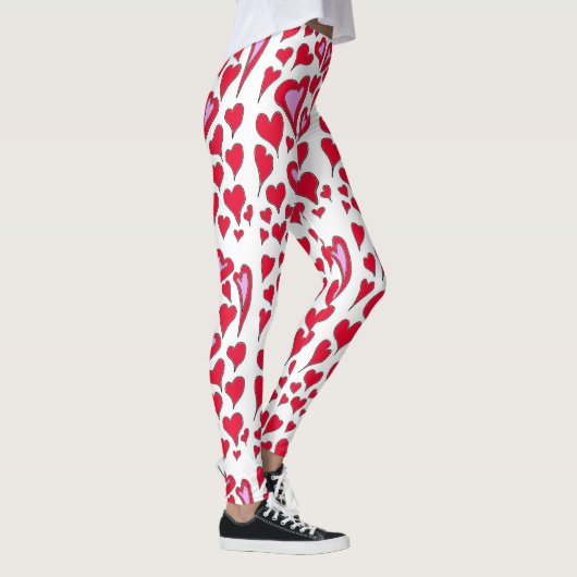 Hearts Drawing Leggings レギンス (右)