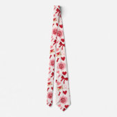 Hearts, Flower and Bows Valentine  ネクタイ (裏面)