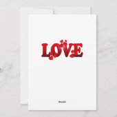 Hearts Galore, red hearts on pink, シーズンカード (裏面)