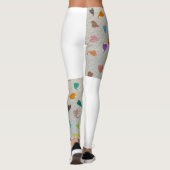 Hearts Half Printed Leggings  レギンス (裏面)