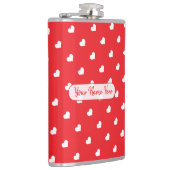 Hearts Happy Valentine’s Day Modern Love Pattern フラスク (右)
