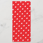 Hearts Happy Valentine's Day Modern Love Pattern プログラム (裏面)