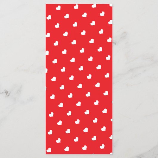 Hearts Happy Valentine's Day Modern Love Pattern プログラム (裏面)