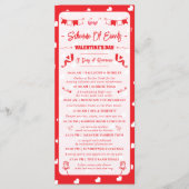 Hearts Happy Valentine's Day Modern Love Pattern プログラム (正面)