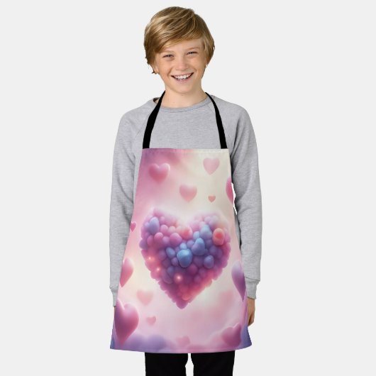 Hearts In The Clouds エプロン (着用した状態)