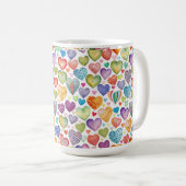 Hearts in the Morning Collection Design コーヒーマグカップ (正面右)