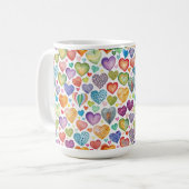 Hearts in the Morning Collection Design コーヒーマグカップ (正面左)