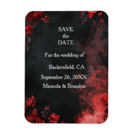 Hearts in the sand destination beach wedding table マグネット