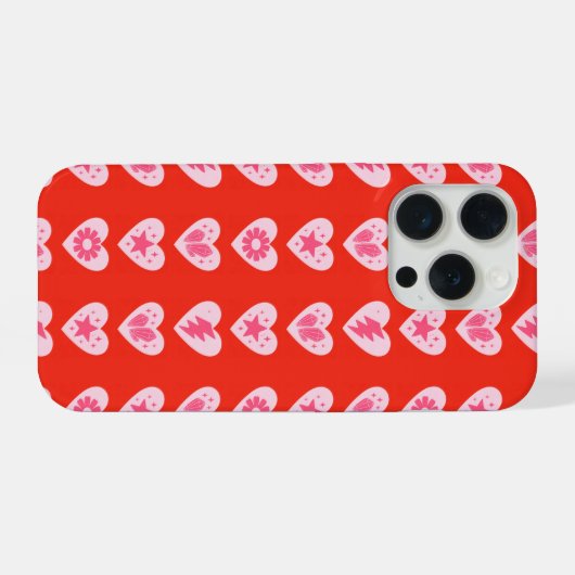 Hearts iPhoneケース (裏面横)