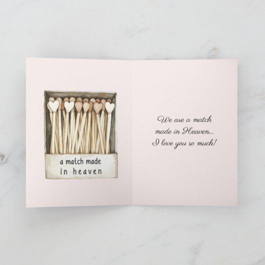 Hearts Match Made in Heaven Love カード (内部)