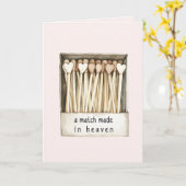 Hearts Match Made in Heaven Love カード (黄色い花)