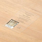 Hearts Match Made in Heaven Wedding   アクリル招待状 (レイダウン)