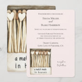 Hearts Match Made in Heaven Wedding   招待状 (正面/裏面)