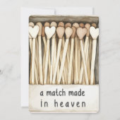 Hearts Match Made in Heaven Wedding   招待状 (裏面)