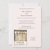 Hearts Match Made in Heaven Wedding   招待状 (正面)