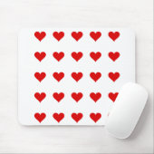 Hearts Mouse Pads & Desk Mats マウスパッド (マウス)