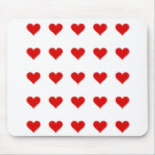 Hearts Mouse Pads & Desk Mats マウスパッド (正面)