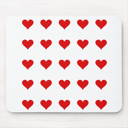 Hearts Mouse Pads & Desk Mats マウスパッド (正面)