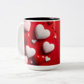 hearts mug ツートーンマグカップ (正面左)