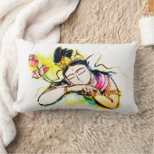 Hearts of Kannon / 観音の心 ランバークッション (ブランケット)