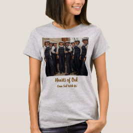 Hearts of OakシリーズのVera Bの乗組員 Tシャツ