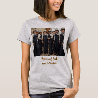 Hearts of OakシリーズのVera Bの乗組員 Tシャツ
