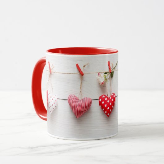 **HEARTS ON A STRING** COFFEE MUT マグカップ (正面左)