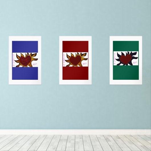 Hearts on Fire Poster (ウッドフロア)