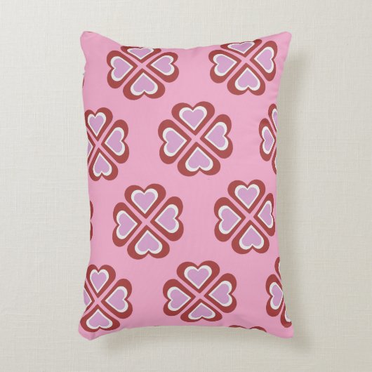 Hearts pattern アクセントクッション (正面(垂直))