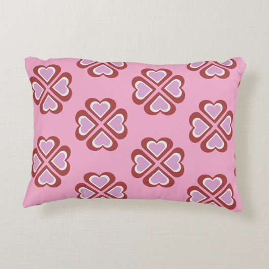 Hearts pattern アクセントクッション (裏面)