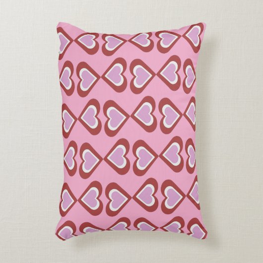 Hearts pattern アクセントクッション (正面(垂直))