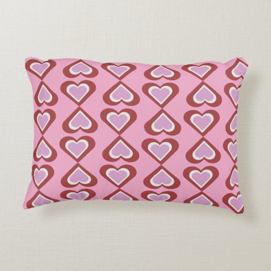 Hearts pattern アクセントクッション (裏面)