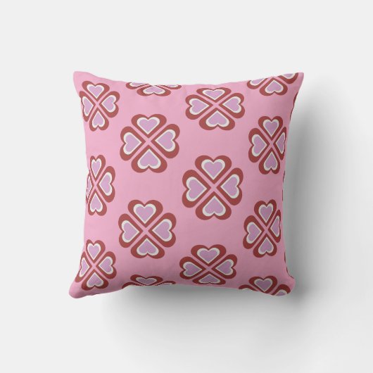 Hearts pattern クッション (裏面)