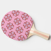 Hearts pattern 卓球ラケット (横)