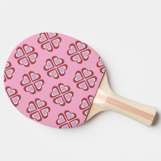 Hearts pattern 卓球ラケット (横)