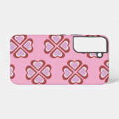 Hearts pattern samsung galaxyケース (裏面横)