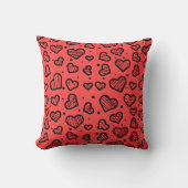 Hearts Pattern - Valentine's Day Inspired  クッション (正面)