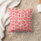 Hearts Pattern - Valentine's Day Inspired クッション (ブランケット)