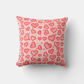 Hearts Pattern - Valentine's Day Inspired クッション (正面)