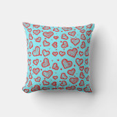 Hearts Pattern - Valentine's Day Inspired クッション (正面)