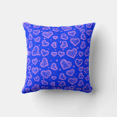 Hearts Pattern - Valentine's Day Inspired クッション (裏面)