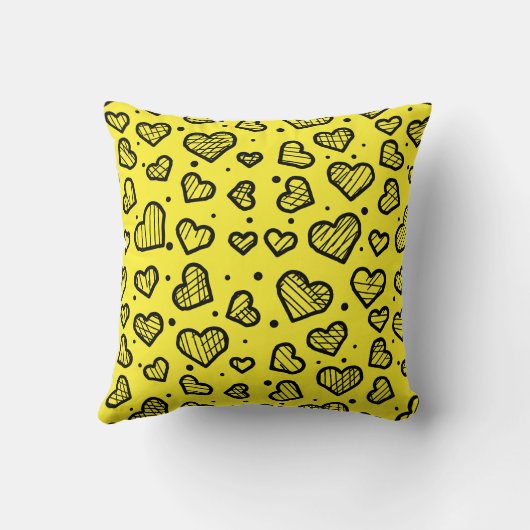 Hearts Pattern - Valentine's Day Inspired  クッション (裏面)