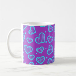 Hearts Pattern - Valentine's Day Inspired コーヒーマグカップ