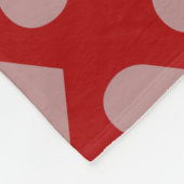 Hearts Seamless Pattern  フリースブランケット (角)